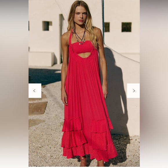 Free People Kauri Maxi Medium Color: Tart Berry NWT